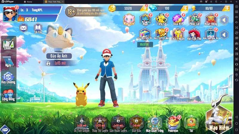 Các thành phần cơ bản phải biết trong Game Pokemon