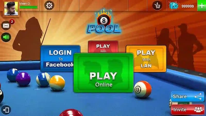 Trải nghiệm chơi game 8 ball pool miễn phí mượt hơn trên mobile