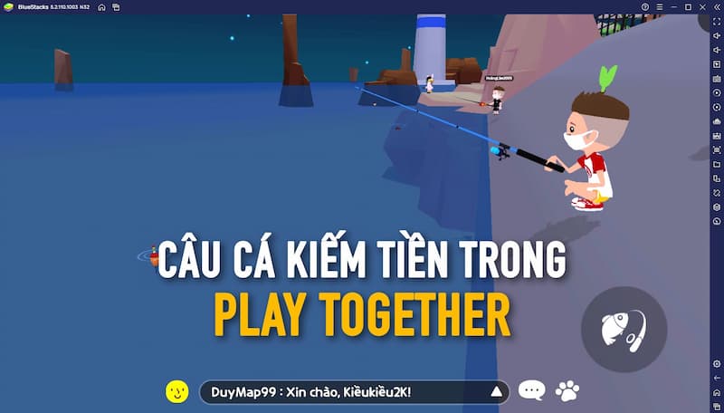 Game câu cá kiếm tiền Play Together