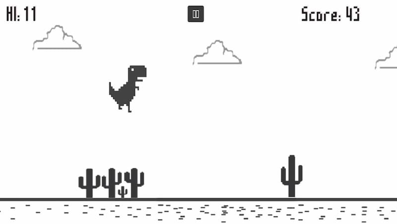 Game khủng long Dinosaur Chrome 