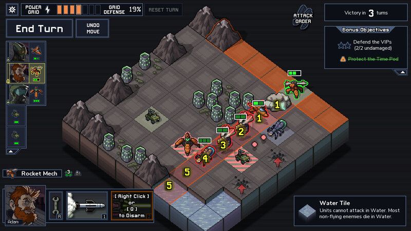 Giao diện Into The Breach